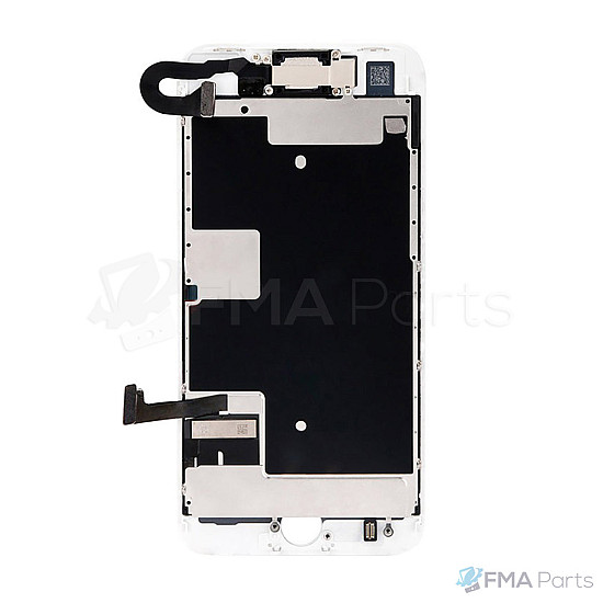 [Aftermarket VividX] LCD Touch Screen Digitizer Full Assembly with Small Parts for iPhone 8 - White